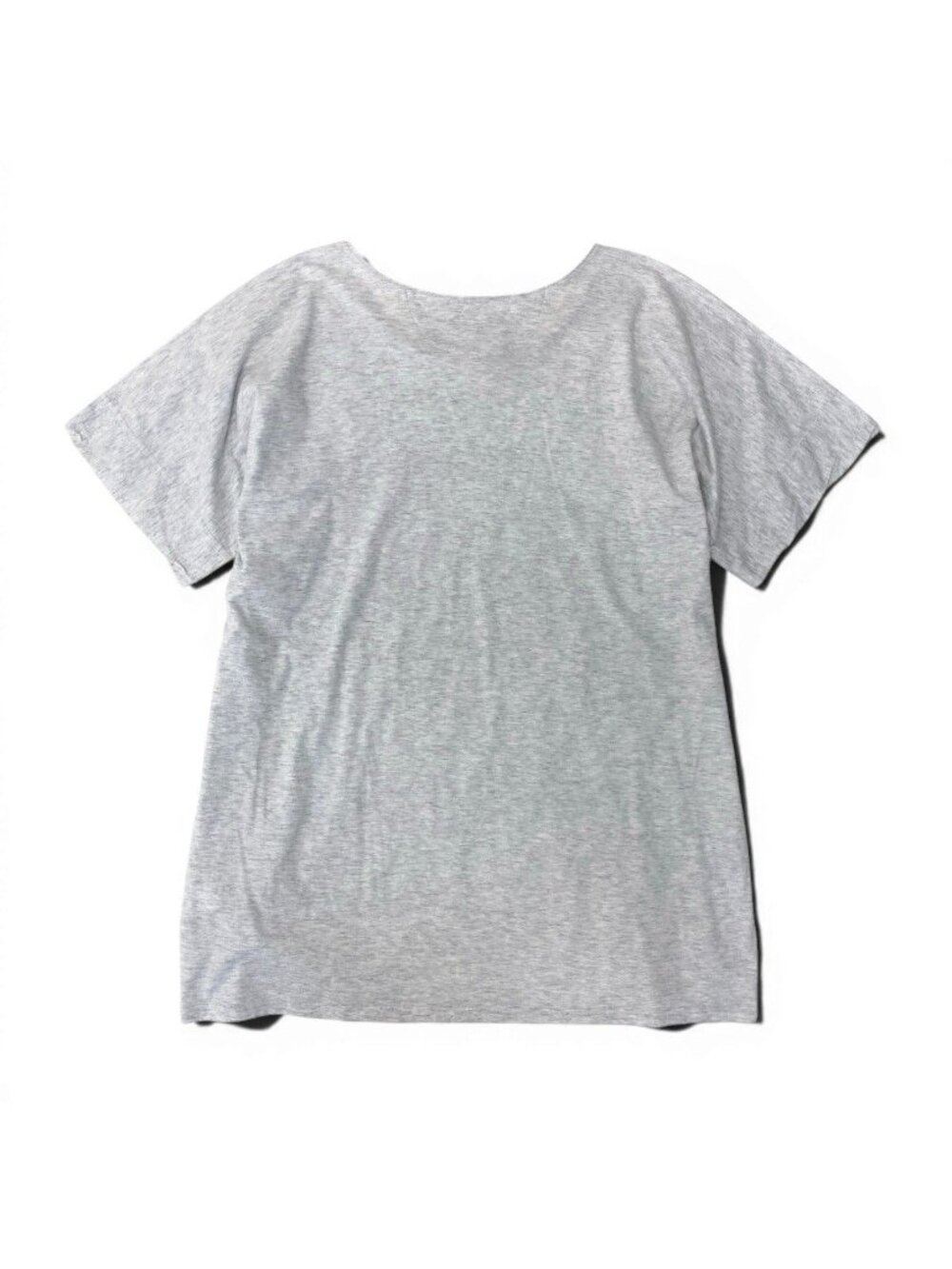 Hermes Print T-Shirt Crew Neck Top Botanical Pattern 36 Light Gray Cotton - Picture 3 of 8